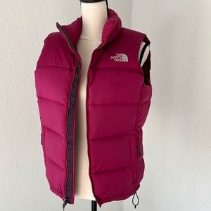 The North Face Pink 700 Puffer vest